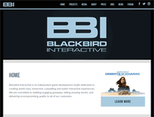 Tablet Screenshot of blackbirdinteractive.com